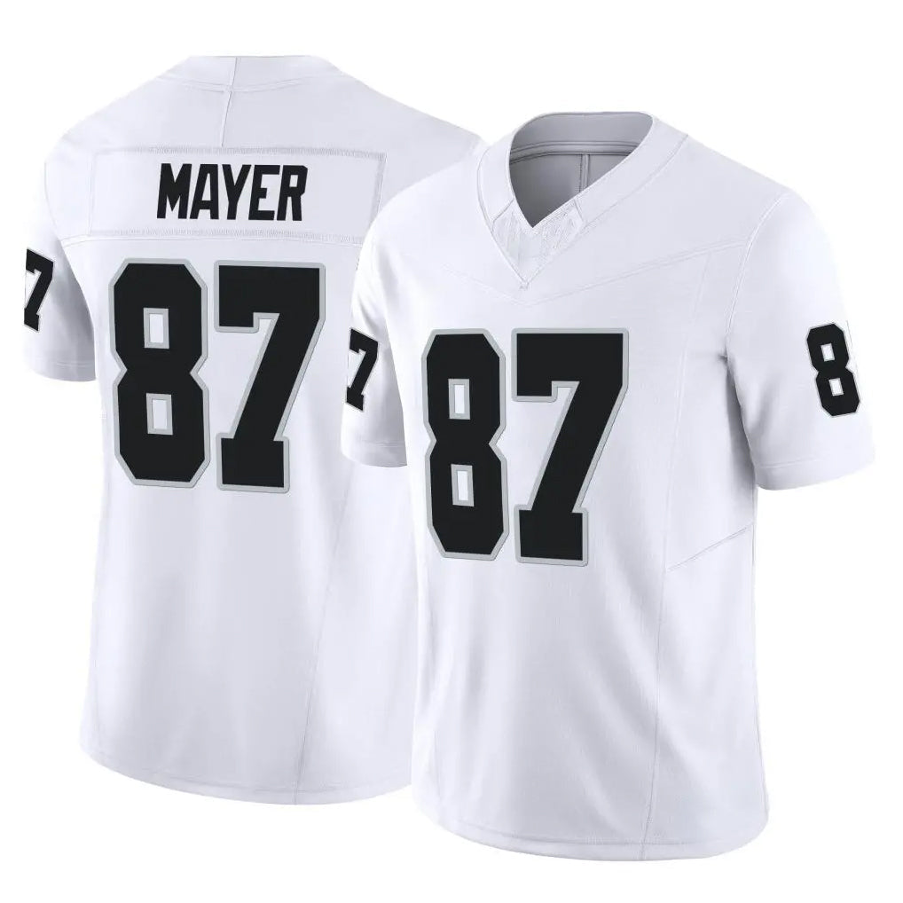 Kooe LV.Raiders #87 Michael Mayer Player White Limited Vapor F.U.S.E. Home Game Stitched Jerseys