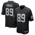 Kooe LV.Raiders #89 Brock Bowers Black 2024 Draft First Round Pick Player Game Jersey Stitched Jersey