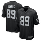 Kooe LV.Raiders #89 Brock Bowers Black 2024 Draft First Round Pick Player Game Jersey Stitched Jersey