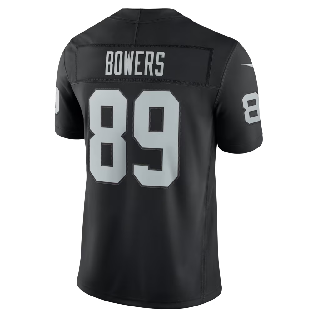 Kooe LV.Raiders #89 Brock Bowers Black Team Vapor F.U.S.E. Limited Stitched Jerseys
