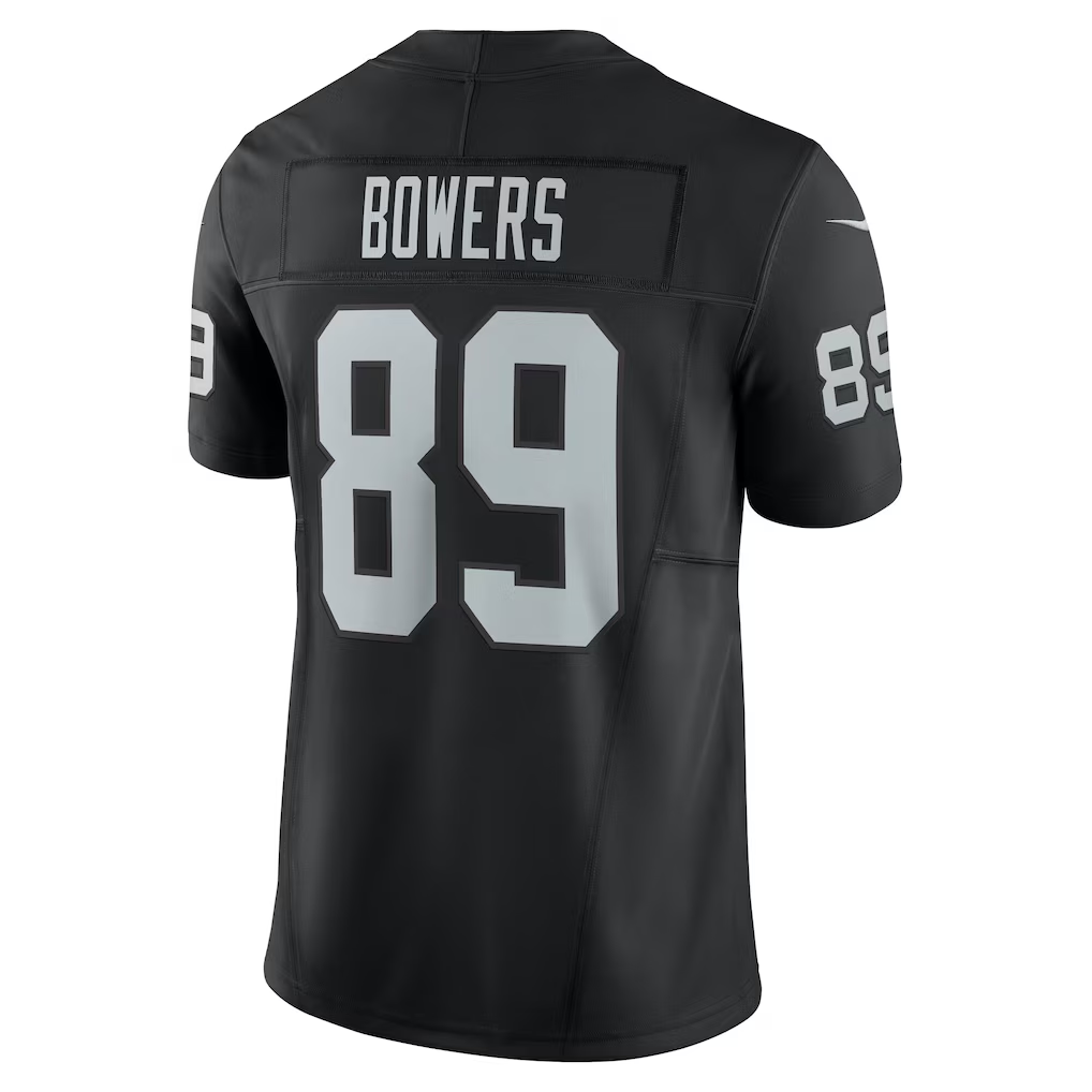 Kooe LV.Raiders #89 Brock Bowers Black Team Vapor F.U.S.E. Stitched Limited Jerseys
