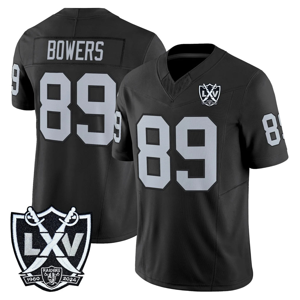 Kooe LV.Raiders #89 Brock Bowers Player Black 2026 Vapor Limited Home Game Stitched Jerseys