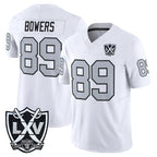 Kooe LV.Raiders #89 Brock Bowers Player White 2026 Vapor Limited Home Game Stitched Jerseys