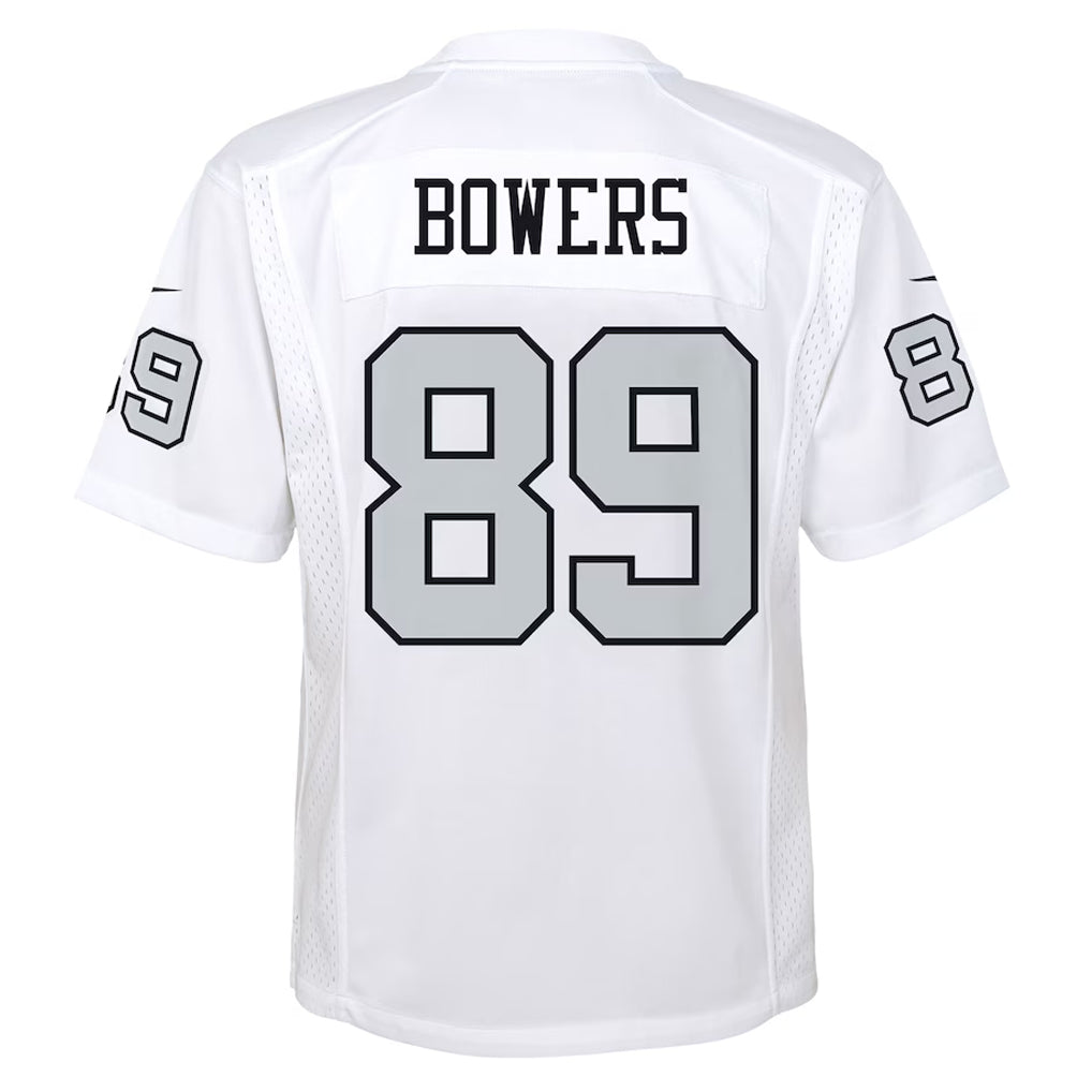 Kooe LV.Raiders #89 Brock Bowers Player White Alternate Game Stitched Jerseys