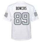 Kooe LV.Raiders #89 Brock Bowers Player White Alternate Game Stitched Jerseys