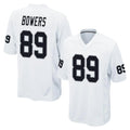 Kooe LV.Raiders #89 Brock Bowers Player White Home Game Stitched Jerseys