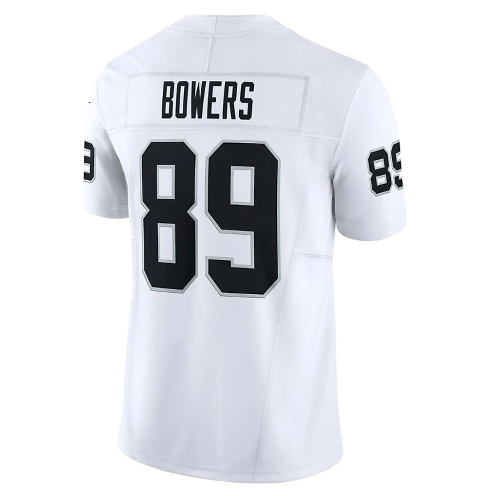 Kooe LV.Raiders #89 Brock Bowers Player White Vapor F.U.S.E Limited Stitched Jerseys