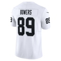 Kooe LV.Raiders #89 Brock Bowers White Vapor F.U.S.E. Limited Stitched Jerseys