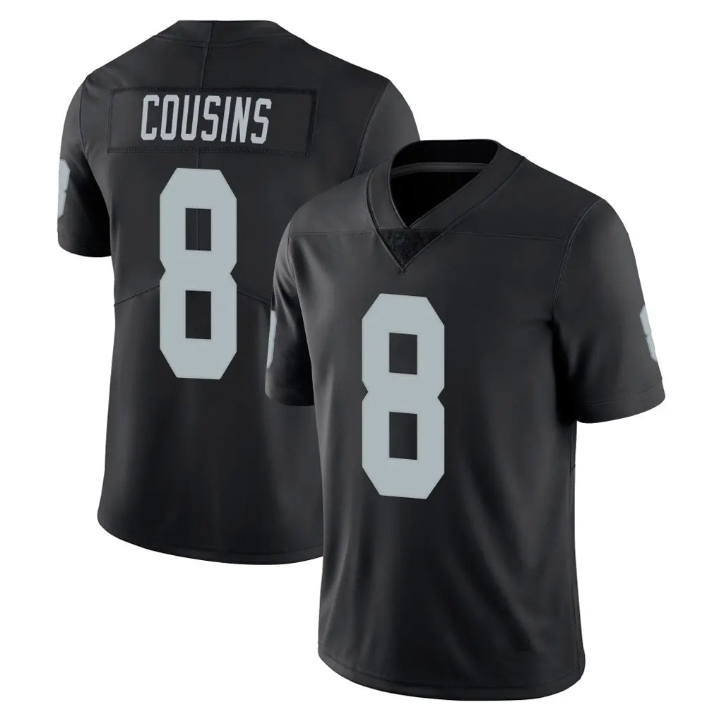Kooe LV.Raiders #8 Kirk Cousins Player Black Limited Vapor Untouchable Home Game Stitched Jerseys