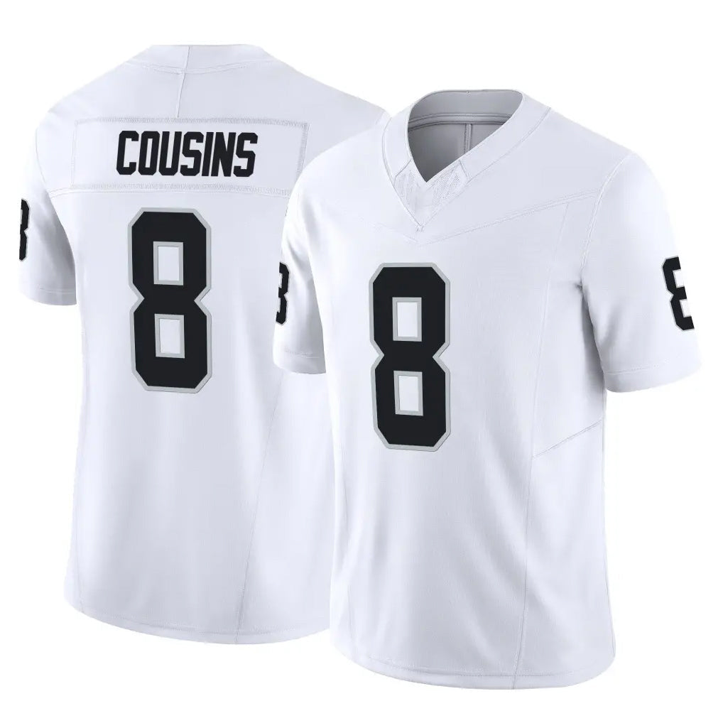 Kooe LV.Raiders #8 Kirk Cousins Player White Limited Vapor F.U.S.E. Home Game Stitched Jerseys