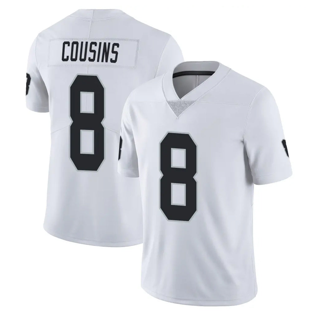 Kooe LV.Raiders #8 Kirk Cousins Player White Limited Vapor Untouchable Home Game Stitched Jerseys