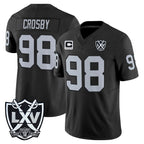 Kooe LV.Raiders #98 Maxx Crosby Player Black 2026 Vapor Limited Home Game Stitched Jerseys