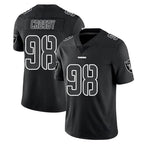 Kooe LV.Raiders #98 Maxx Crosby Player Black Limited Black Impact Home Game Stitched Jerseys