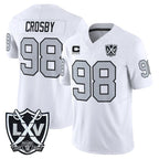 Kooe LV.Raiders #98 Maxx Crosby Player White 2026 Vapor Limited Home Game Stitched Jerseys