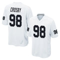 Kooe LV.Raiders #98 Maxx Crosby Player White Home Game Stitched Jerseys