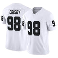 Kooe LV.Raiders #98 Maxx Crosby Player White Limited Vapor F.U.S.E. Home Game Stitched Jerseys