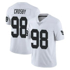 Kooe LV.Raiders #98 Maxx Crosby Player White Limited Vapor Untouchable Home Game Stitched Jerseys