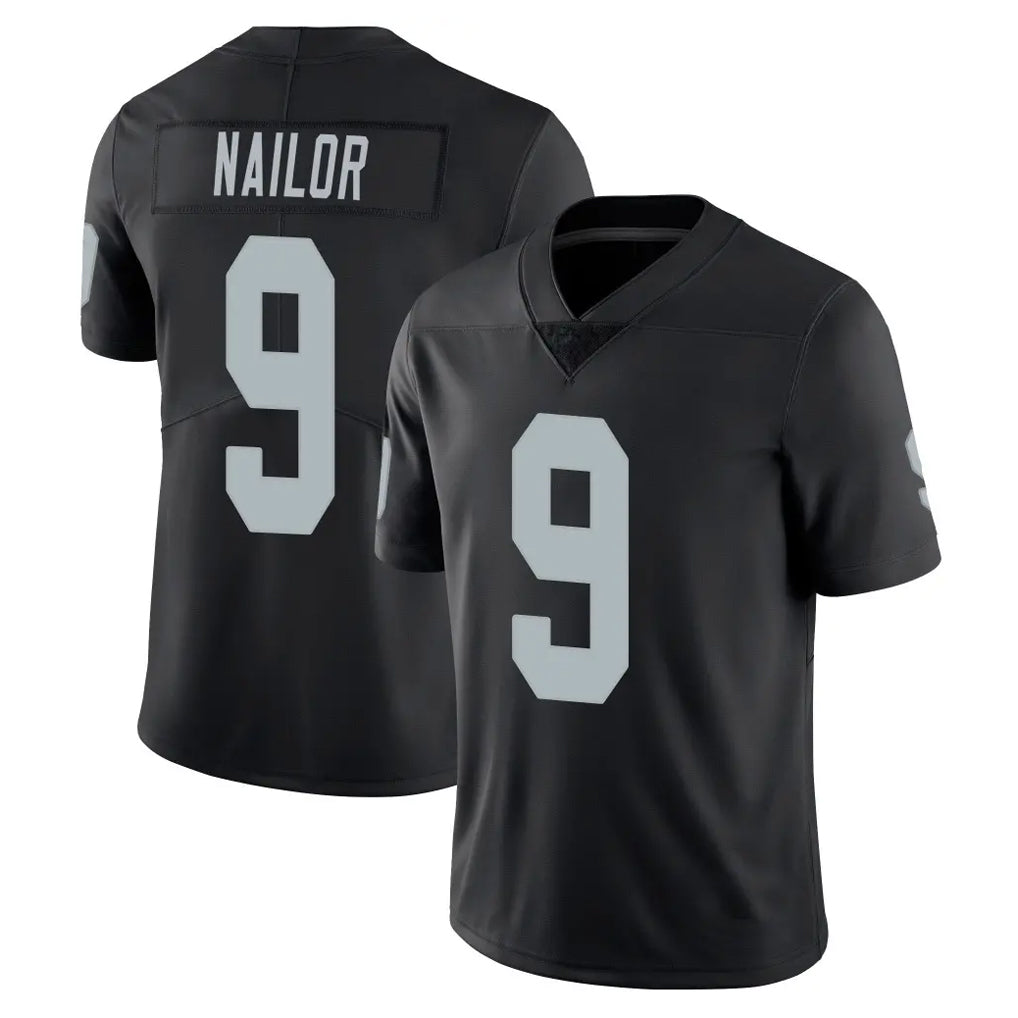 Kooe LV.Raiders #9 Jalen Nailor Player Black Limited Vapor Untouchable Home Game Stitched Jerseys