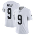 Kooe LV.Raiders #9 Jalen Nailor Player White Limited Vapor Untouchable Home Game Stitched Jerseys