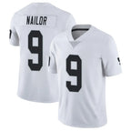 Kooe LV.Raiders #9 Jalen Nailor Player White Limited Vapor Untouchable Home Game Stitched Jerseys