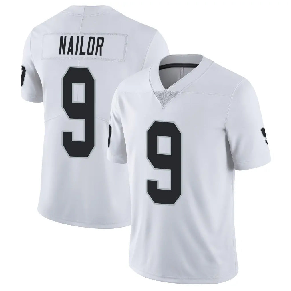 Kooe LV.Raiders #9 Jalen Nailor Player White Limited Vapor Untouchable Home Game Stitched Jerseys