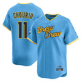 Kooe M.Brewers #11 Jackson Chourio Player Light Blue City Connect Home Limited Stitched Jerseys