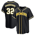 Kooe M.Brewers #32 Jacob Misiorowski Player Black Fashion Out Home Game Stitched Jerseys