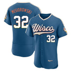 Kooe M.Brewers #32 Jacob Misiorowski Player Blue 2026 City Connect Home Limited Elite Stitched Jerseys
