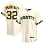 Kooe M.Brewers #32 Jacob Misiorowski Player Cream Home Game Stitched Jerseys