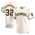Kooe M.Brewers #32 Jacob Misiorowski Player Cream Limited Game Stitched Jerseys
