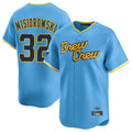 Kooe M.Brewers #32 Jacob Misiorowski Player Light Blue City Connect Home Limited Stitched Jerseys