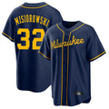 Kooe M.Brewers #32 Jacob Misiorowski Player Navy Home Game Stitched Jerseys