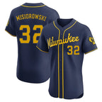 Kooe M.Brewers #32 Jacob Misiorowski Player Navy Home Limited Elite Stitched Jerseys
