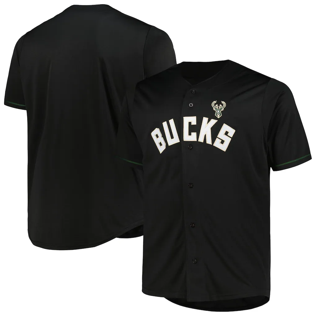 Kooe M.Bucks Profile Black Big & Tall Pop Jerseys