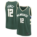 Kooe M.Bucks #12 Taurean Prince Hunter Green Fast Break Replica Player Jerseys - Icon Edition