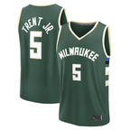 Kooe M.Bucks #5 Gary Trent Jr. Hunter Green Fast Break Replica Player Jerseys - Icon Edition