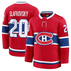 Kooe M.Canadiens #20 Juraj Slafkovsky Red Premium Jerseys