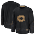 Kooe M.Canadiens Black 2024 Military Appreciation Practice Jerseys
