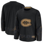 Kooe M.Canadiens Black 2024 Military Appreciation Practice Jerseys