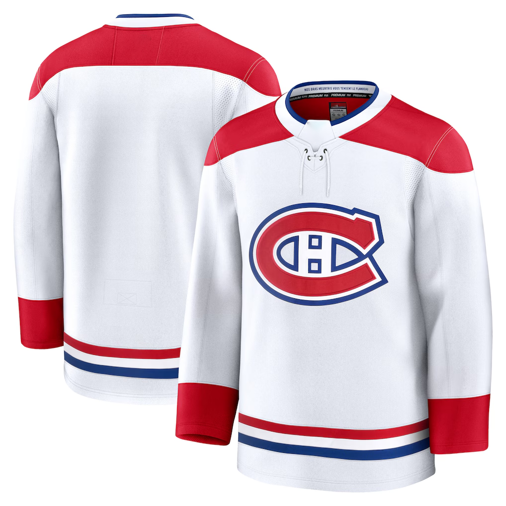 Kooe M.Canadiens White Away Premium Jerseys