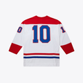 Kooe M.Canadiens #10 Guy Lafleur Mitchell & Ness White 1971 Power Play Jerseys