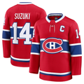 Kooe M.Canadiens #14 Nick Suzuki Red Home Premium Jerseys