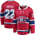 Kooe M.Canadiens #22 Cole Caufield Red Home Breakaway Replica Jerseys