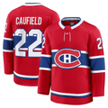 Kooe M.Canadiens #22 Cole Caufield Red Home Premium Jerseys