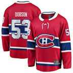 Kooe M.Canadiens #53 Noah Dobson Red Home Breakaway Jerseys