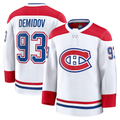 Kooe M.Canadiens #93 Ivan Demidov White Away Premium Jerseys