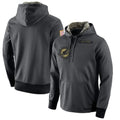 Kooe M.Dolphins Gray Pullover Hoodies Limited Blank Player Stitched Jerseys