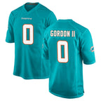 Kooe M.Dolphins #0 Ollie Gordon II Player Aqua Home Game Stitched Jerseys