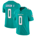 Kooe M.Dolphins #0 Ollie Gordon II Player Aqua Limited Vapor Untouchable Home Game Stitched Jerseys