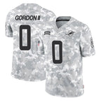 Kooe M.Dolphins #0 Ollie Gordon II Player Arctic Camo Salute To Service Limited Game Stitched Jerseys